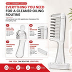 VEYRA™ Hair Oil Applicator Comb with Scalp Massager