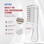 VEYRA™ Hair Oil Applicator Comb with Scalp Massager