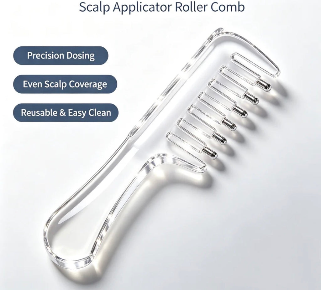 VEYRA™ Hair Oil Applicator Comb with Scalp Massager