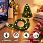 Christmas USB Projector Light, Plug And Play HD Christmas Projector