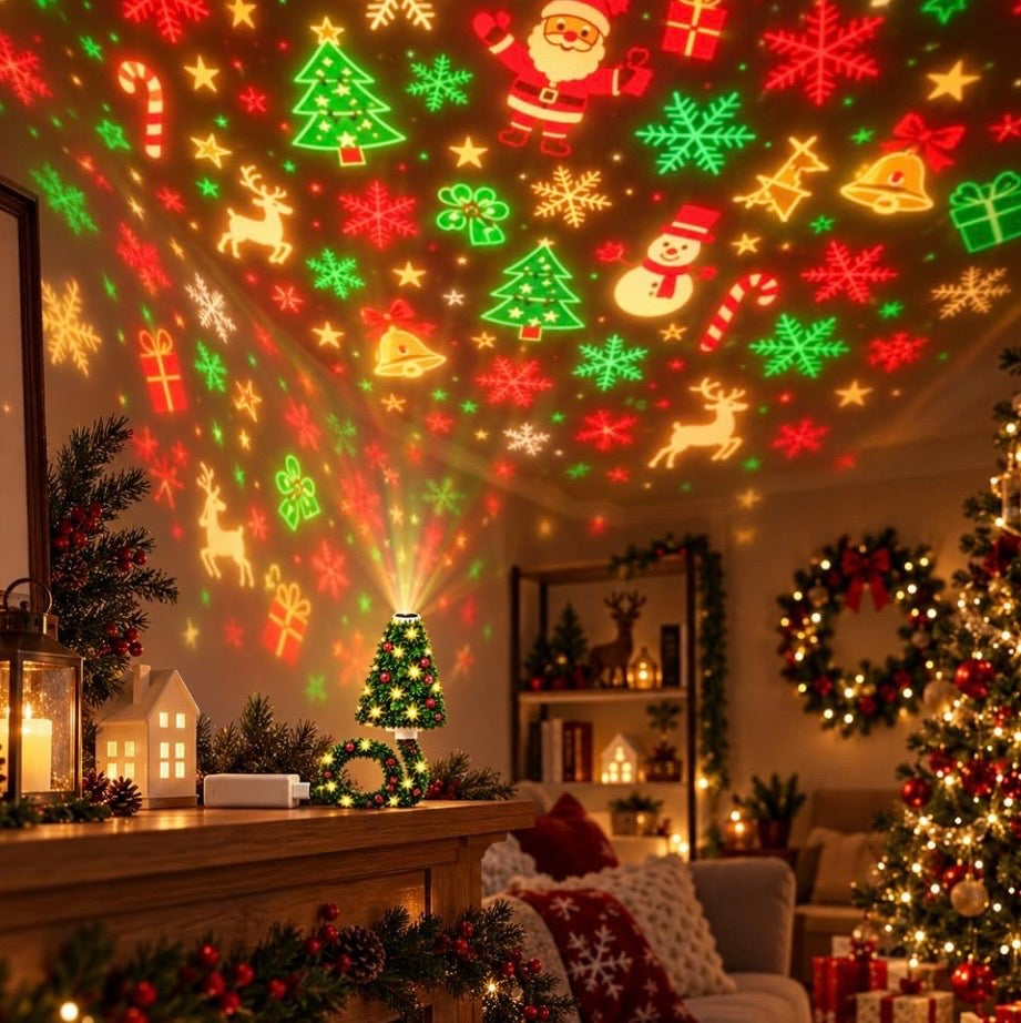 Christmas USB Projector Light, Plug And Play HD Christmas Projector